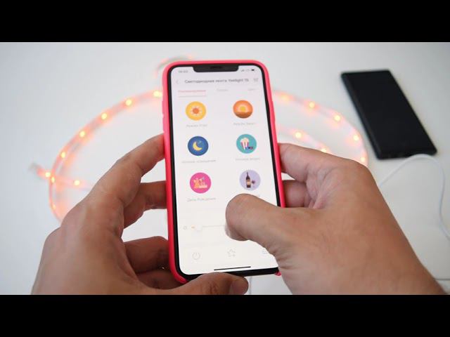 Умная светодиодная лента Yeelight LED Lightstrip Strip 1S – поможет создать атмосферное настроение. смотреть онлайн