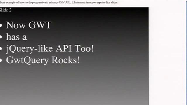 Google I/O 2009 -..GWT & GQuery to Enhance AJAX Applications смотреть онлайн