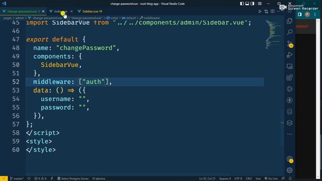 #22 Admin Change Password | Laravel and Nuxtjs смотреть онлайн