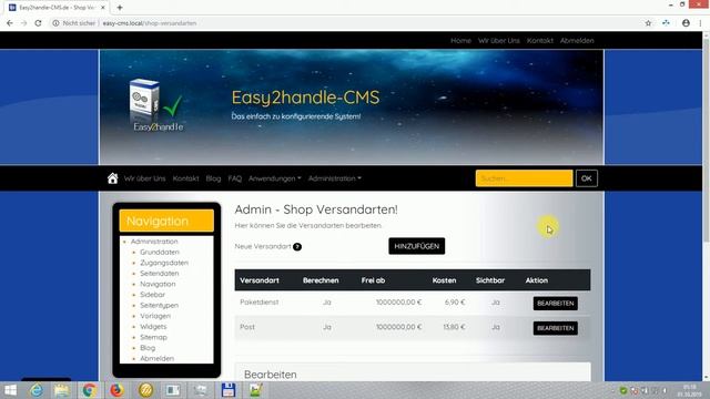 Eigenes PHP System - Easy2handle-CMS - Shop funktionalität im Backend! смотреть онлайн