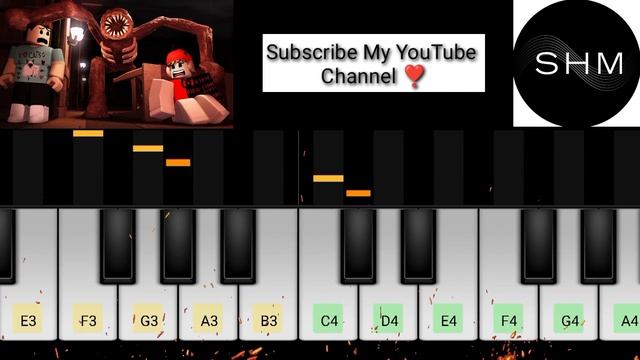 How To Meet Jack - Roblox Doors Animation | Easy Piano Tutorial + Notes смотреть онлайн
