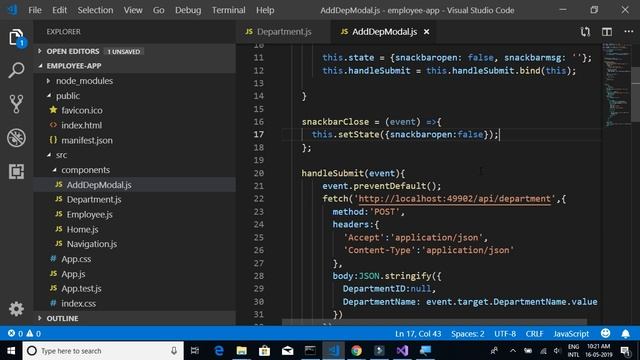 React js 13; Material UI Snack Bar смотреть онлайн