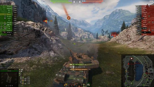 VK 72.01 (K) и Controcarro 3 Minotauro разрывают рандом в клочья. Два боя. Большой урон и тащилово. смотреть онлайн