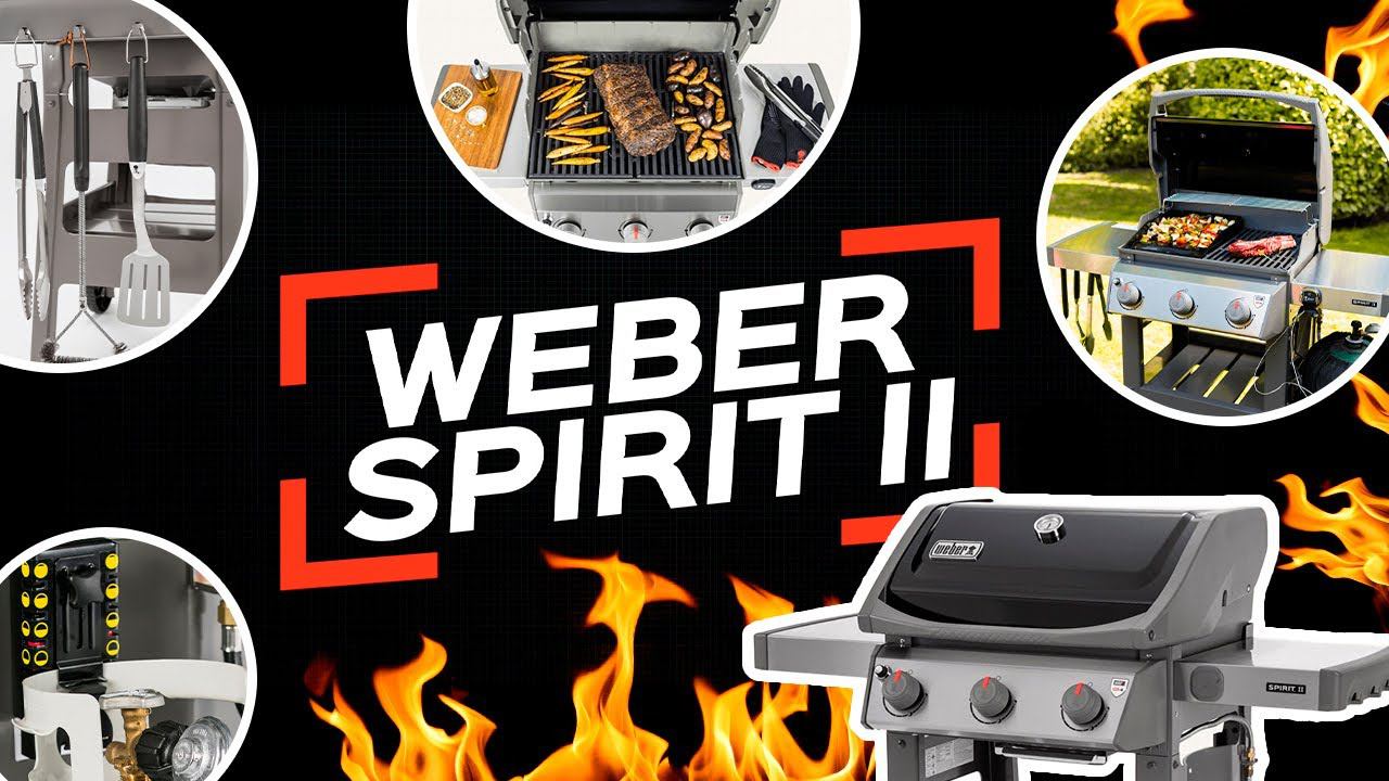 Газовый гриль WEBER Spirit II. Распаковка и сборка. смотреть онлайн