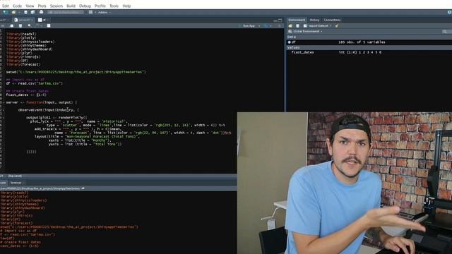 Automated ARIMA Forecasting Application | R - Shiny App смотреть онлайн