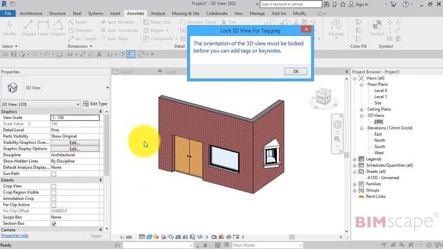 Autodesk Revit: Tagging in 3D Views смотреть онлайн