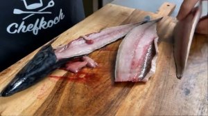 Разделка скумбрии на филе