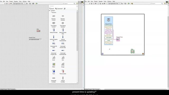 LabView Elapsed Time смотреть онлайн