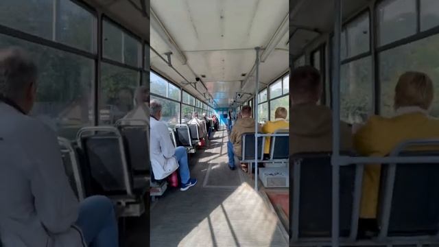 Таганрогский электротранспорт. Трамвай Таганрога. Сентябрь 2021.