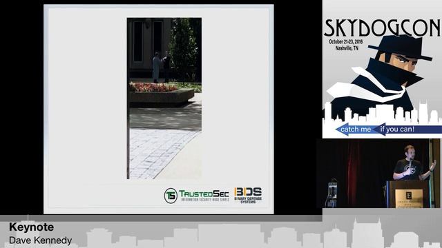 SkyDogCon 2016: FRIDAY KEYNOTE - Dave Kennedy @HackingDave смотреть онлайн