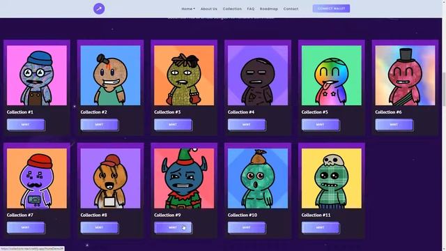 Fonash - React js NFT CollectionMinting Template nft platform collectibles смотреть онлайн
