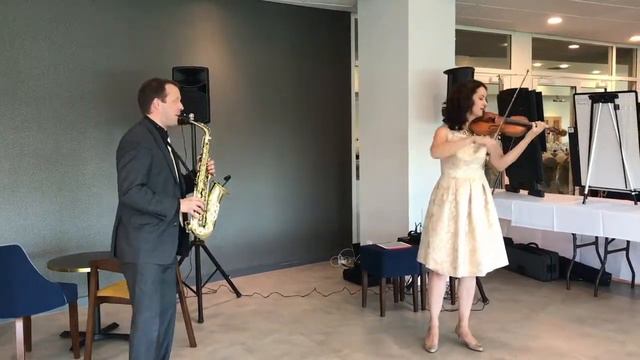 All Of Me - Violin & Saxophone Duo - Lizzie Barker