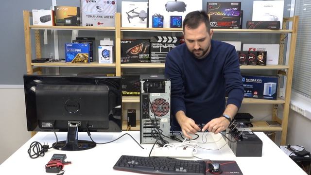 Комп на аккумуляторах. Тест блока питания Zalman ZM700-GVM смотреть онлайн