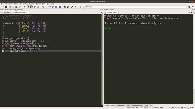 Average marks - Python project for beginners (8) смотреть онлайн