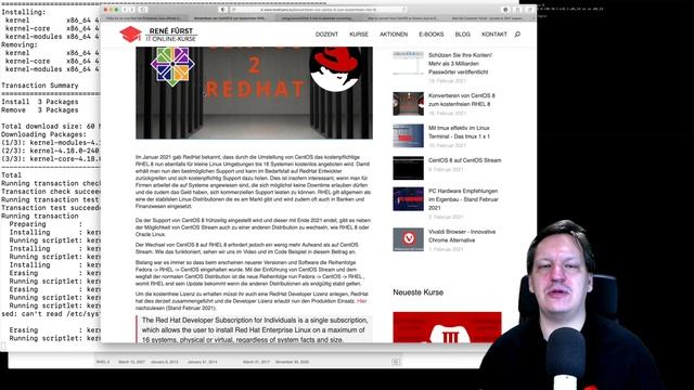 Konvertieren von CentOS 8 zu RHEL 8 - Jetzt kostenlos RedHat Enterprise Linux 8 Lizenz nutzen смотреть онлайн