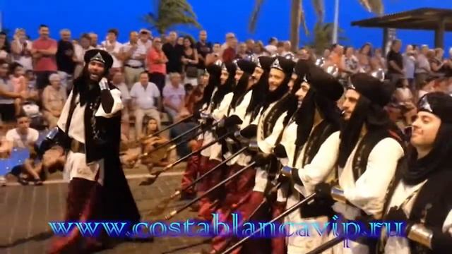 Праздник Мавров и Христиан в Гандии. Moros y Cristianos. CostablancaVIP смотреть онлайн