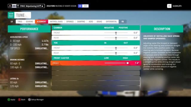 Forza Horizon 4: 2018 Ford Mustang Deberti Design drag tune (No Mic) смотреть онлайн