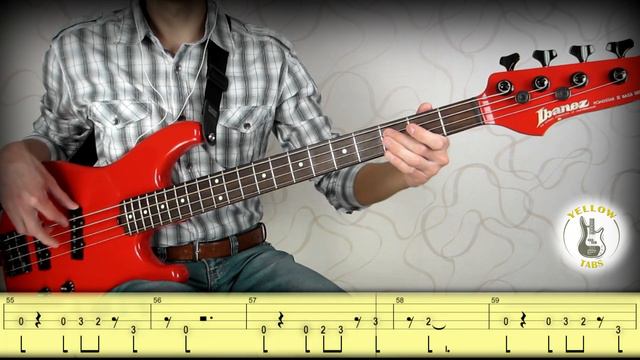 Gorillaz - Feel Good Inc. (Bass cover with tabs) смотреть онлайн