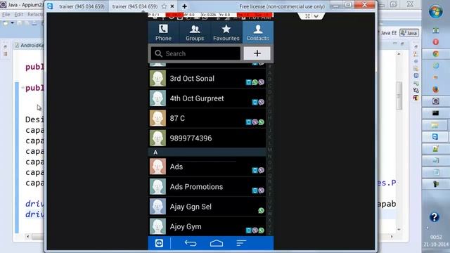 Appium Tutorial - Swipe searching an Element test смотреть онлайн