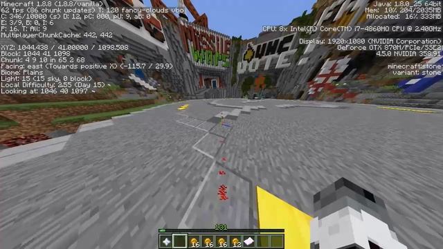 Minecraft - Test Livestream with Aorus X3 - i7 4860HQ and GTX 870m смотреть онлайн