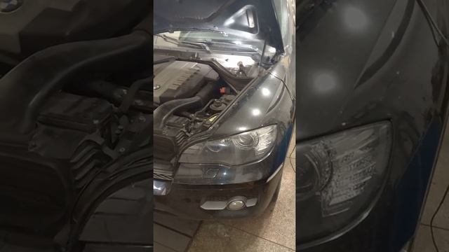 BMW X6 ремонт - снятие генератора - замена ремня смотреть онлайн