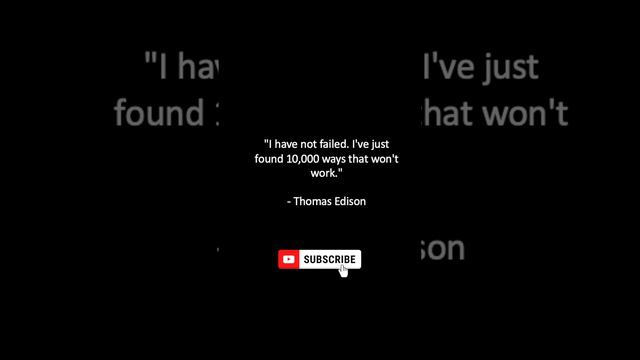 Thomas Edison best inspirational quotes || #thomasedison #short #motivation #motivationalquotes смотреть онлайн