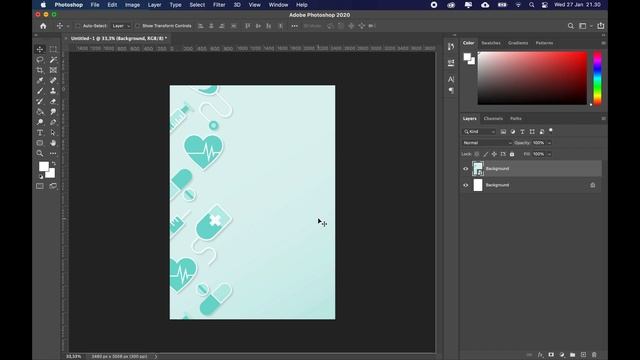 MEMBUAT POSTER - Tutorial Membuat Desain Poster Digital Menggunakan Adobe Photoshop смотреть онлайн