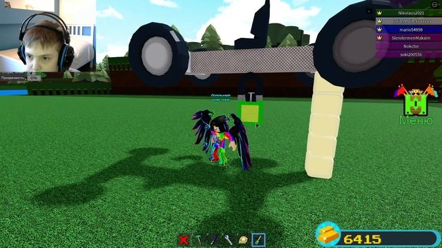 Как построить Машину - паук в Build a boat смотреть онлайн