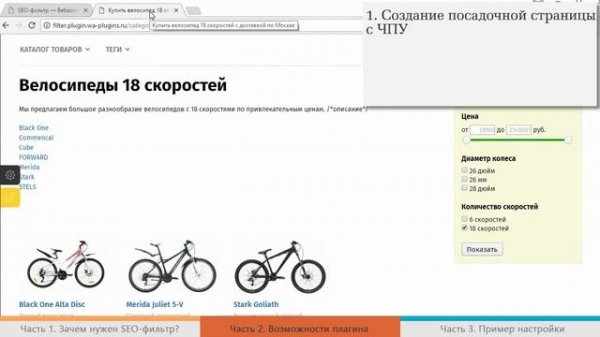Плагин СЕО-фильтр для SHop-Script Webasyst