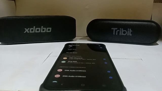 Tribit XSound Go vs xdobo wing 2020. compare sound quality. смотреть онлайн