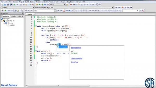 Write A C Program To Remove All Extra Blank Spaces From Given String | Must Watch