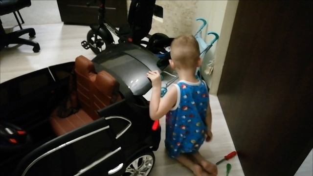 VLOG! Ремонт Порше Кайен (видео для детей) ОПАСНО