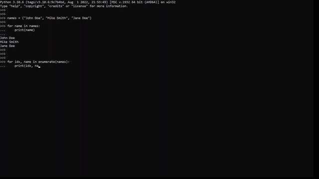 Python Enumerate - Access index and values of an iterable - PZS смотреть онлайн