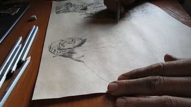 Warcraft by pen and pencil. Orgrim doomhammer and Durotan смотреть онлайн