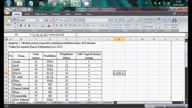 Cara Menghapus Kolom di Microsoft Excel 2007 смотреть онлайн