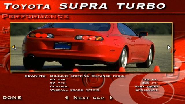 The Need for Speed SE - Toyota Supra Turbo Showcase смотреть онлайн