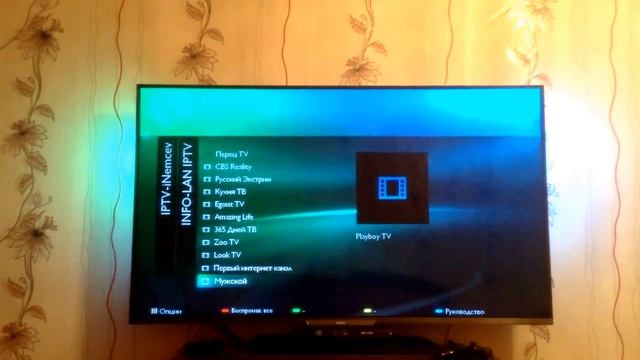 IPTV на Philips 55PFL6008S/60 смотреть онлайн
