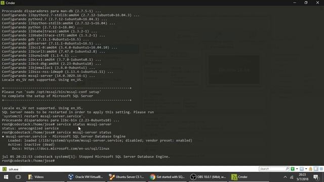 01 - Instalación de SQL Server 2017 en Ubuntu Server 16.04 [SQL Server 2017] смотреть онлайн