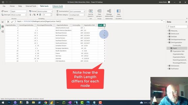 PowerBi & DAX - Parent Child Hierarchies (Part I)