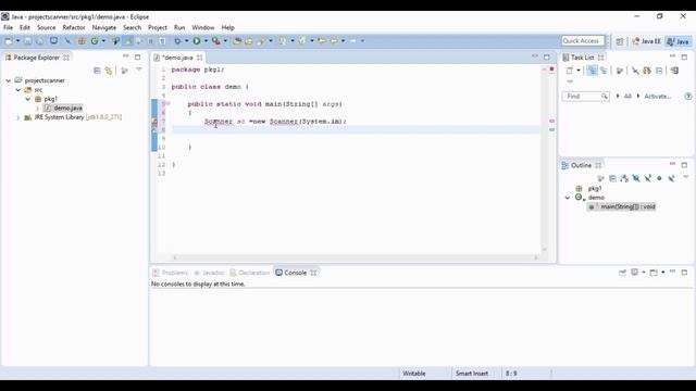 How to get Input values in java program/Easy example Addition of two numbers using Scanner class смотреть онлайн