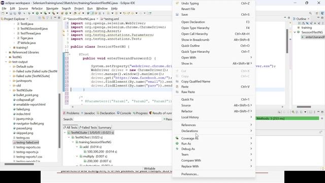 Selenium WebDriver with Java - Online Automation Testing Training - June 2023 Batch - Session 9 смотреть онлайн