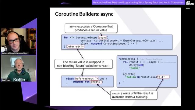 Headache-Free Reactive Programming With Spring Boot and Kotlin Coroutines смотреть онлайн