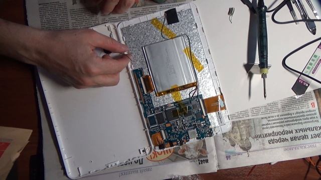 Ремонт китайского планшета Самсунг часть третья Samsung tablet repair Samsung part three смотреть онлайн