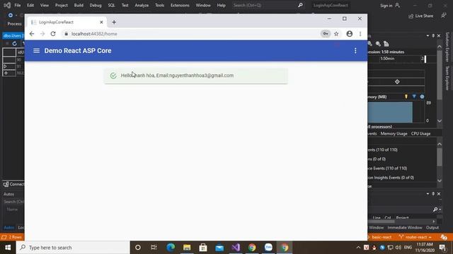 Create Register & Login using ASP Core 2.1 + React смотреть онлайн