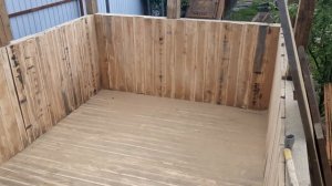 Каркасный бассейн из доски своими руками с подогревом дровяной печи.