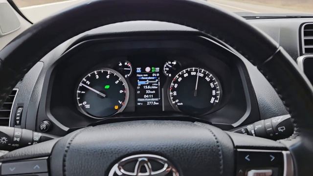 Расход газа Toyota Land Cruiser Prado 150 4.0 2021 г. смотреть онлайн