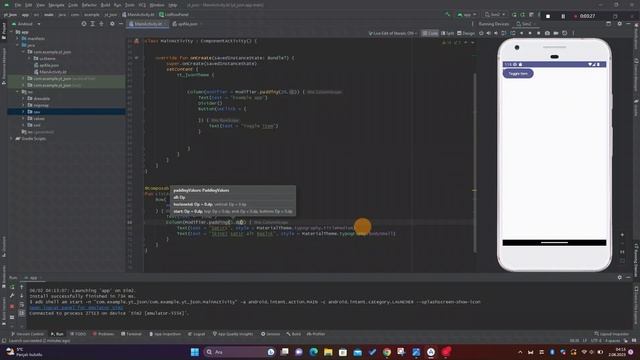 Jetpack Compose - List Item Animation смотреть онлайн