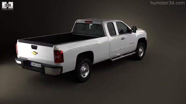 Chevrolet Silverado HD ExtendedCab LongBed 2011 3D Model From CreativeCrash.com