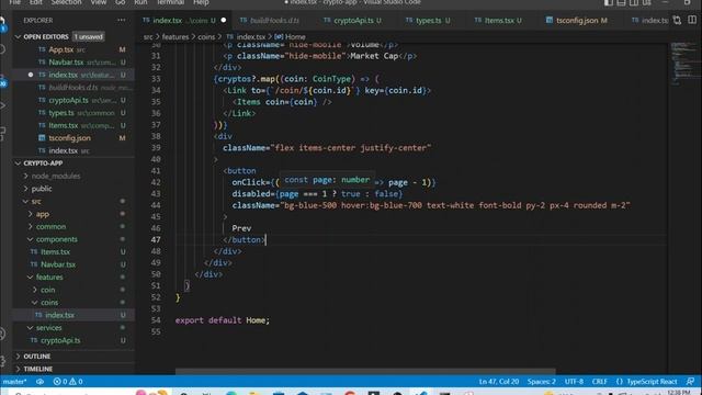 Build a Crypto App using React and RTK-Query | TypeScript | Search, Pagination | Coin Gecko API смотреть онлайн