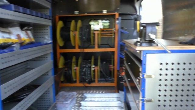 Мобильная мастерская на базе Ford Transit для ремонта рукавов РВД и гидрооборудования. смотреть онлайн